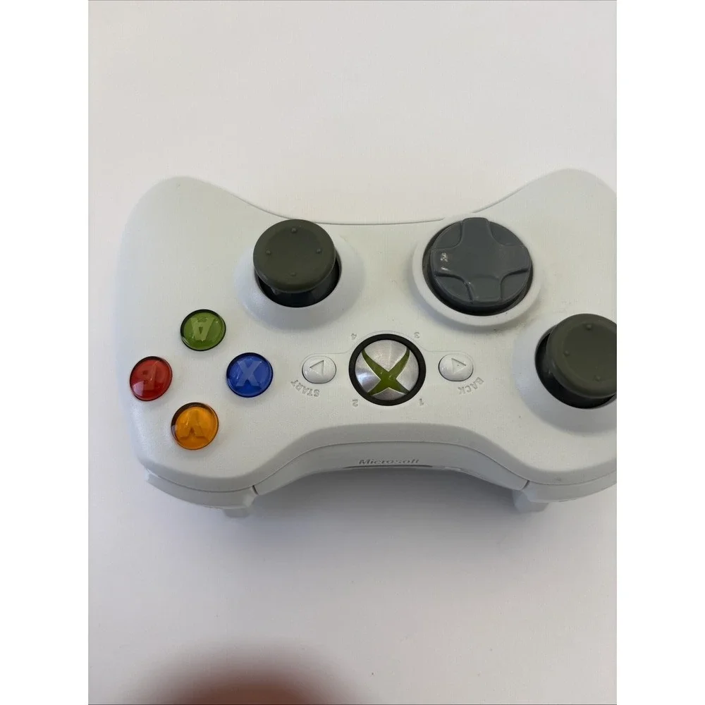Official OEM Microsoft Xbox 360 Wireless Controller White PARTS ONLY No Cover